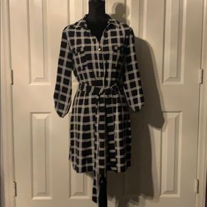 Black & White Urban Girl Dress